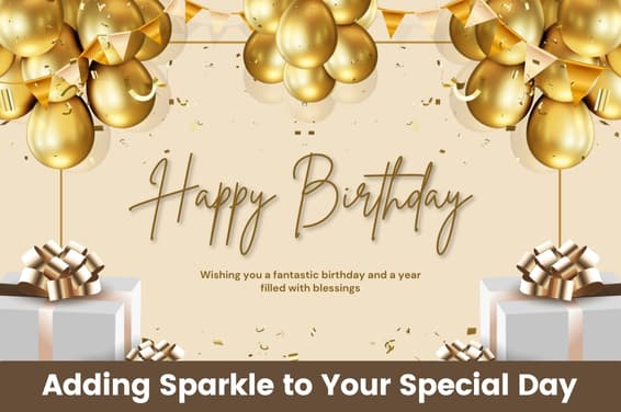 Golden Birthday Wishes: Adding Sparkle to Your Special Day