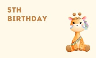 5th Birthday group greeting cards