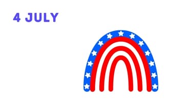 4 July group greeting cards