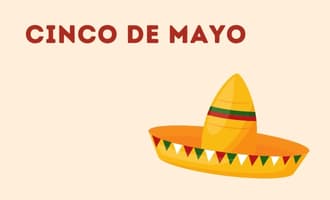 Cinco de mayo group greeting cards