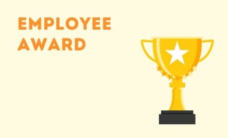 Employee Award group greeting cards