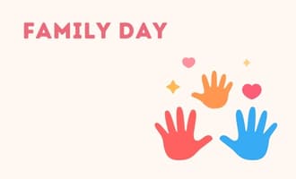 Family Day group greeting cards