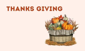 Thanks Giving group greeting cards