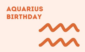 Aquarius Birthday group greeting cards