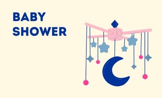 baby shower group greeting cards