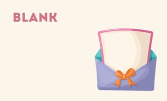 Blank group greeting cards