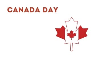 Canada Day group greeting cards