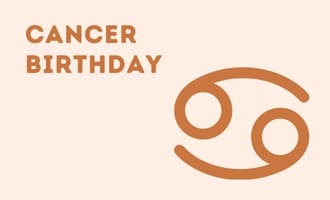 Cancer Birthday group greeting cards