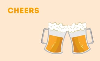 Cheers group greeting cards