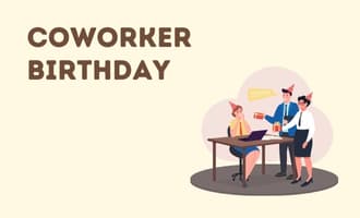 Coworker birthday group greeting cards