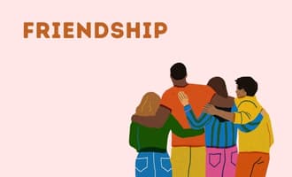 Friendship group greeting cards
