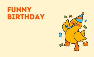 Funny Birthday group greeting cards
