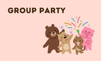 Group Party group greeting cards