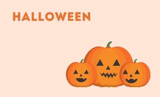 Halloween group greeting cards