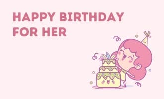 Birthday For Her group greeting cards
