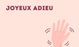 Cartes D'adieu group greeting cards