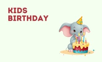 Kids Birthday group greeting cards