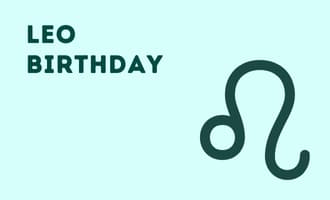 Leo birthday group greeting cards