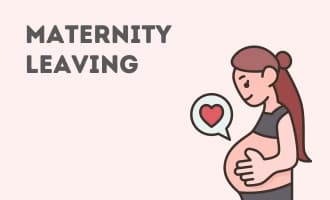Maternity Leaving group greeting cards
