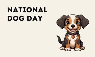 National Dog Day group greeting cards