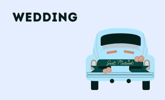 Wedding group greeting cards