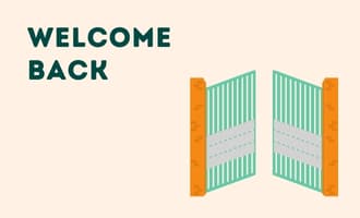 Welcome Back group greeting cards