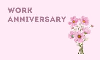 Work Anniversary group greeting cards