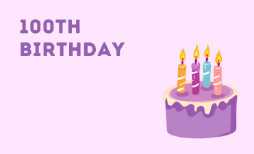 100th Birthday group greeting cards