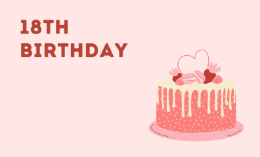 18th birthday group greeting cards