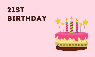 21st birthday group greeting cards