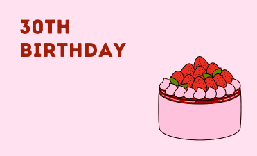 30th Birthday group greeting cards