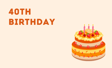 40th Birthday group greeting cards