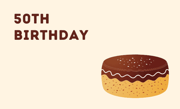 50th Birthday group greeting cards