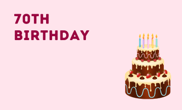 70th Birthday group greeting cards