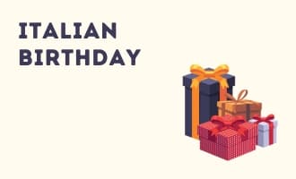 Italian Birthday group greeting cards