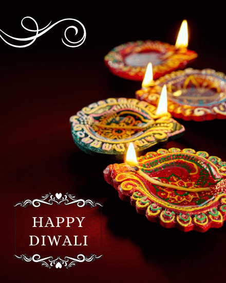 lighted diya