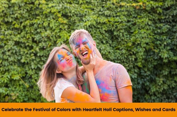 Celebrate the Festival of Colors with Heartfelt Holi Quotes, Messages, Captions, Wishes, and Cards