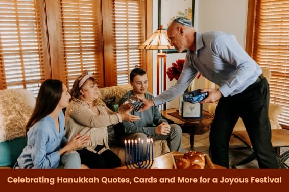 Celebrating Hanukkah: Quotes, Messages, Wishes, Cards and More for a Joyous Festival