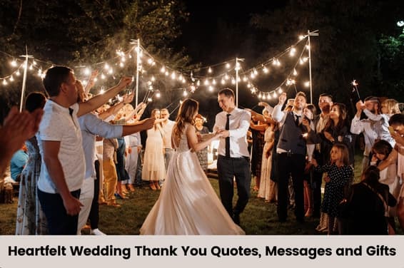 Wedding Thank You Quotes, Messages, and Gifts
