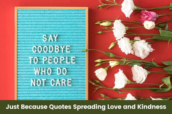 Just Because Quotes: Spreading Love and Kindness