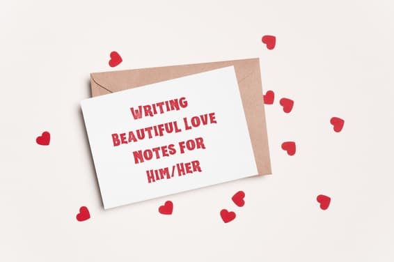 Writing Beautiful Love Notes for Him/Her