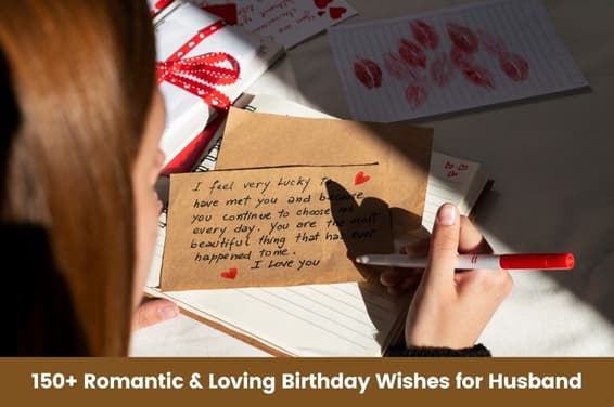 150+ Romantic & Loving Birthday Wishes for Husband