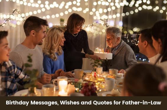 Beautiful Birthday Messages, Wishes, and Quotes for Father-in-Law