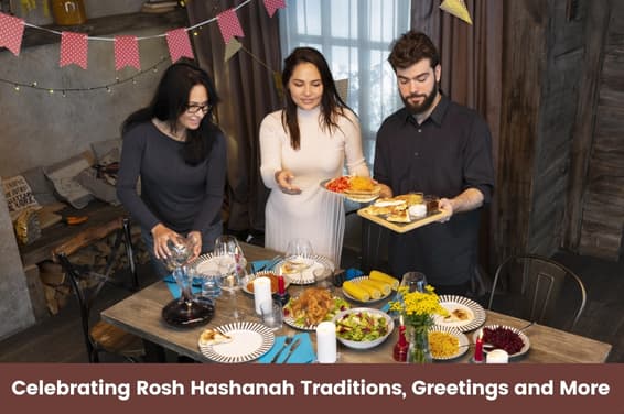 Celebrating Rosh Hashanah: Traditions, Greetings, and More