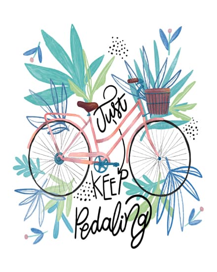 watercolor bike watercolor bike