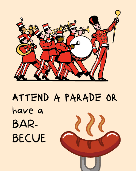 Attend a Parade Attend a Parade