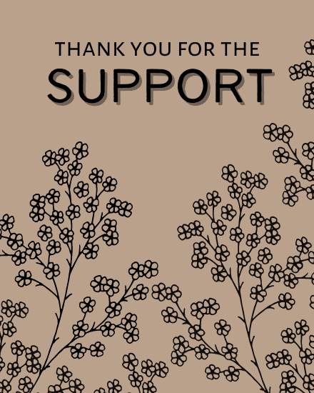 your support your support