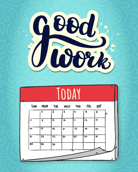 good work good work