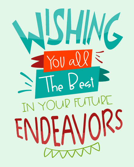 all the best all the best
