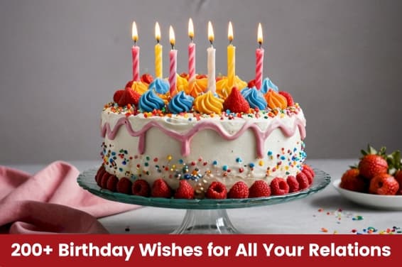 200+ Birthday Wishes for All Your Relations